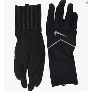 Nike Women's Sphere Running Gloves (Black, Large)